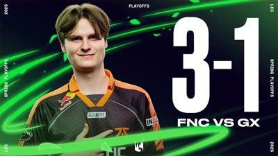 FNC vs GX賽后速報(bào)：老牌豪門(mén)3-1晉級(jí) 沖擊MSI名額之路開(kāi)啟