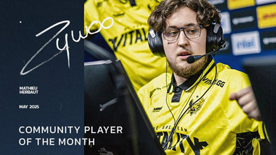 【ZywOo蟬聯(lián)HLTV月度最佳】力壓donk/m0NESY當(dāng)選五月代表選手，劍指BLAST奧斯汀Major
