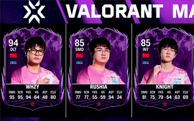 <strong><font color='E34234'>Valorant Cards發(fā)布 多倫多大師賽各戰(zhàn)隊選手評分卡</font></strong>