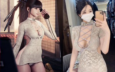 《劍星》新體模尹雪花新服裝‘白珍珠’4K壁紙公開，深