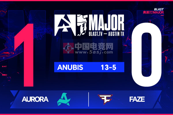 奧斯汀Major戰(zhàn)報：XANTARES天神下凡！Aurora 13-5碾壓FaZe
