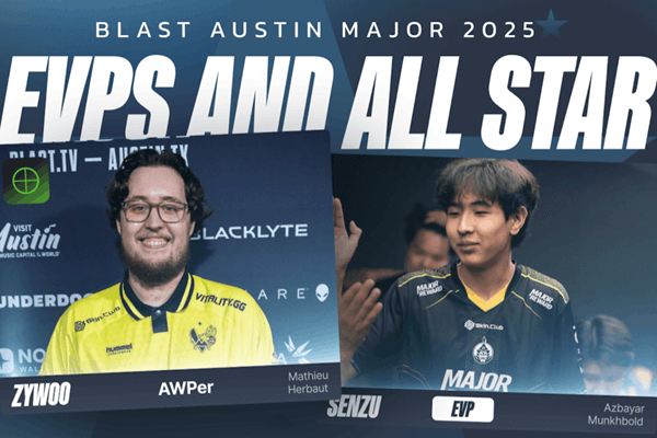 奧斯汀Major EVP全明星陣容公布：ZywOo七連MVP領(lǐng)銜 do