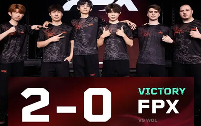 FPX 2-0 強勢橫掃狼隊 斬獲2025 VCT CN第二賽段開門