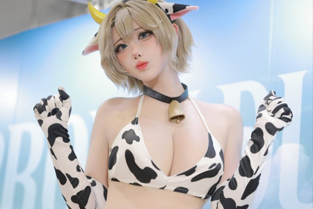 韓國美女Yasa分享最新Cos照：惡魔、黑寡婦、護(hù)士裝梅登福利滿滿