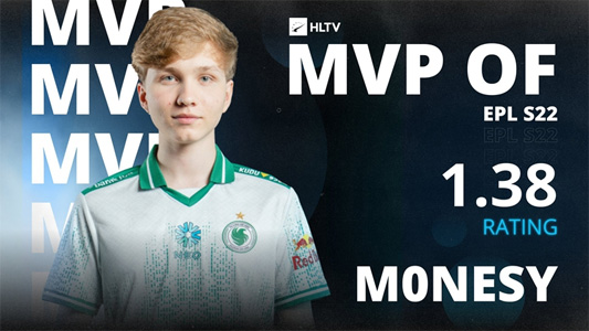 EPL S22選手rating榜：m0NESY 1.38封王！Twistzz回歸爆發(fā)，ZywOo三甲（附TOP10名單）