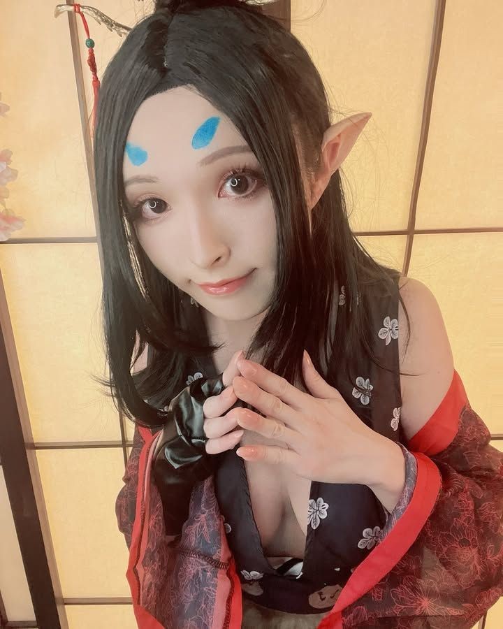 ins紅人“尼哥”的新Cos美圖：《黑神話》萍萍