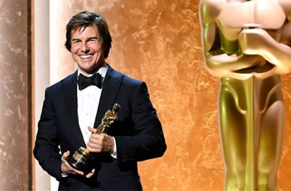 45年終圓夢！湯姆·克魯斯首奪奧斯卡榮譽獎，全場起立致敬淚灑杜比劇院