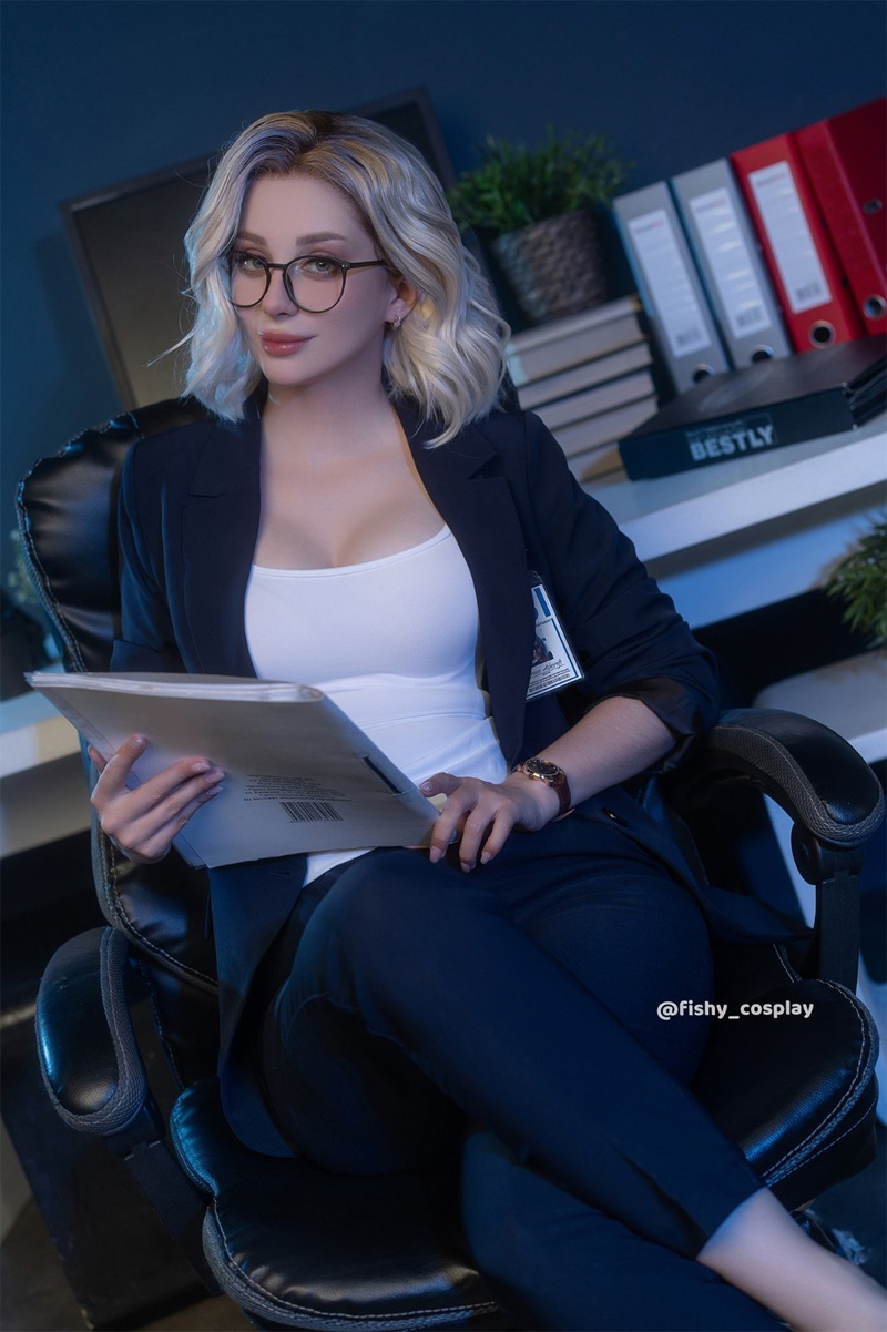 神還原！俄羅斯美女模特 COS《生化危機：安魂曲》格蕾絲