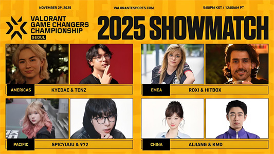 《無(wú)畏契約》改變者冠軍賽 斗牛2v2 TenZ KMD 電競(jìng)表演賽