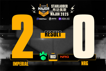 布達(dá)佩斯Major第一階段：Imperial綠盾橫掃NRG！Train圖10-2碾壓晉級(jí)下一階段