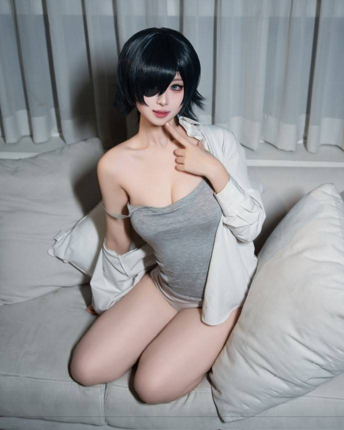 韓國(guó)美女MAGATA分享了《電鋸人》角色姬野Cos美圖