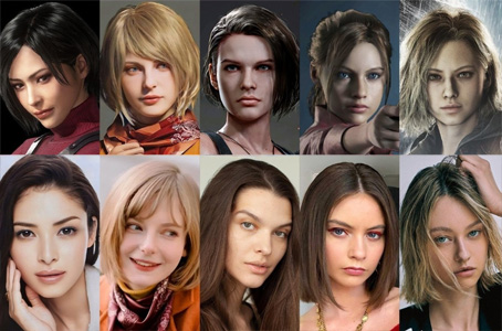 《生化危機》迎來系列最新作前夕，一組女角色與真人模